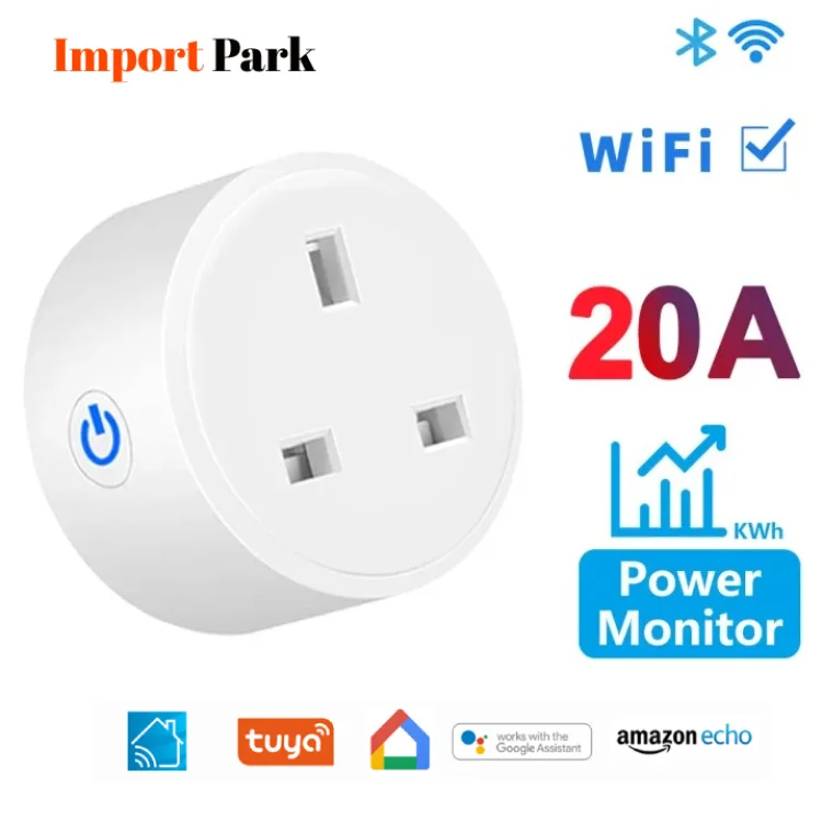 Tuya Smart Plug 20a Flat