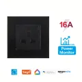 Wifi Smart 3 Pin well socket with power monitor Black thumbnail 1