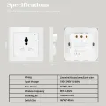 Wifi Smart 3 Pin well socket with power monitor Black thumbnail 2