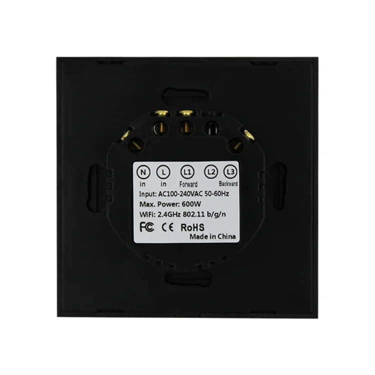WiFi Smart Curtain Switch Black - ছবি 3