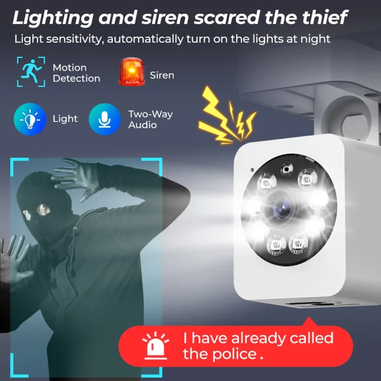Wifi Cctv Surveillance 1080p Camera Smart Indoor Home Security PIR Motion Human Detection Camera - ছবি 4