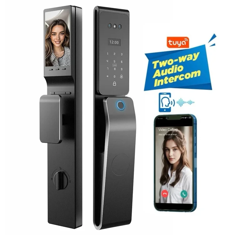 L21 Smart Door Lock with 3D Face Recognition with active video call - ছবি 2