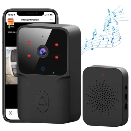 Tuya WiFi 1080P HD Video Doorbell Camera Wireless Waterproof IP55 Door Bell with Visual Intercom Camera