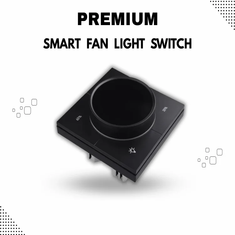 Tuya  Premium WiFi Smart Fan & Light Switch– Manual Control, Alexa & Google Compatible - ছবি 2