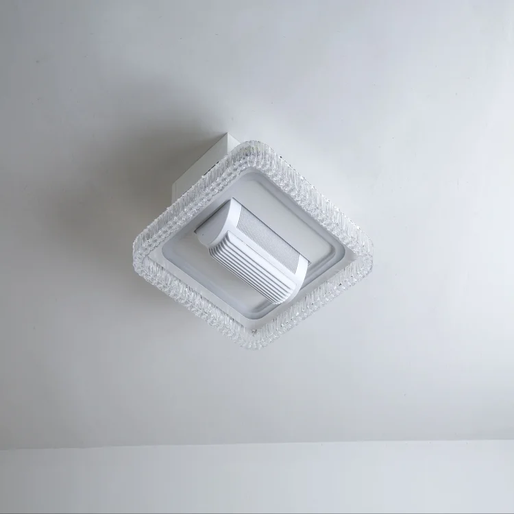 Remote Control Bladeless Ceiling Fan with Dimmable LED Light - FL01B - ছবি 3