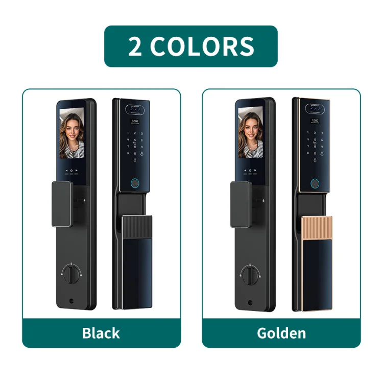 L13 Premium Professional Video Call Face Door Lock - ছবি 9