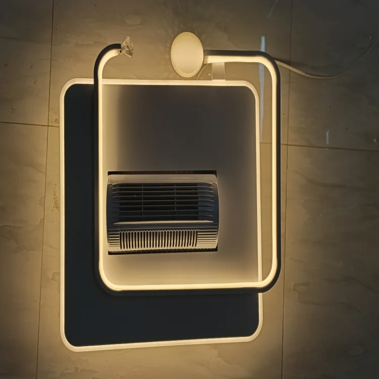 Bladeless Ceiling Fan with Dimmable LED Light with remote- WY1B