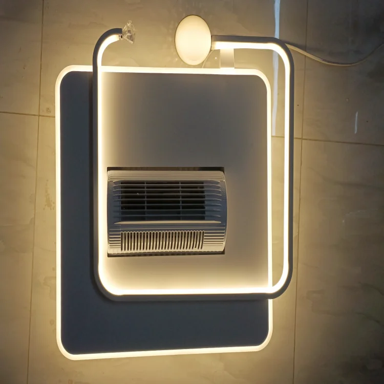 Bladeless Ceiling Fan with Dimmable LED Light with remote- WY1B - ছবি 2