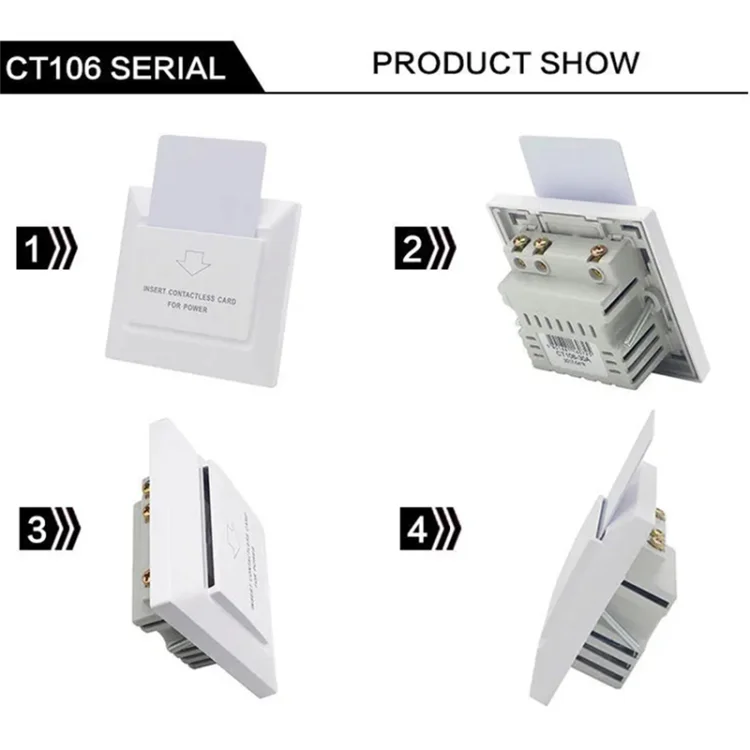 Contactless RFID Card Power Switch for Hotels – 30A - ছবি 2
