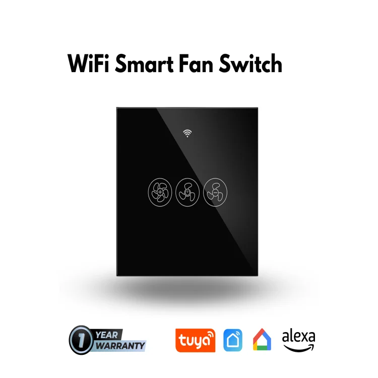 Wifi Smart Fan Switch RF Black