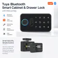 Tuya Bluetooth Smart Cabinet & Drawer Lock with Manual Key thumbnail 1